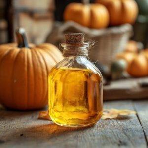 kleiner Kürbis und Kürbisöl kaufen